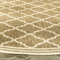 thumbnail image 3 of SAFAVIEH Beach House Richard Geometric Indoor/Outdoor Area Rug, Beige/Cream, 4' x 4' Round, 3 of 6