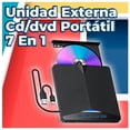 thumbnail image 2 of Lector Y Quemador CD VCD DVD 7 en 1 Posee 4 Puertos USB 1 SD 1 Micro SD, 2 of 8
