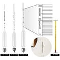 thumbnail image 2 of Professional Alcohol Meter – Set Of 3 Hydrometers With Graduation From 0 To 100% + Thermometer To Measure The Alcohol Content Of Eau-De-Vie, Whisky, Vodka, Cognac, Etc., 2 of 5