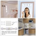thumbnail image 3 of Mistaha 4 Bulb LED Mirror Lights USB Rechargeable Cordless Vanity Makeup Lights Brightness Color temperature Adjustable, 3 of 8