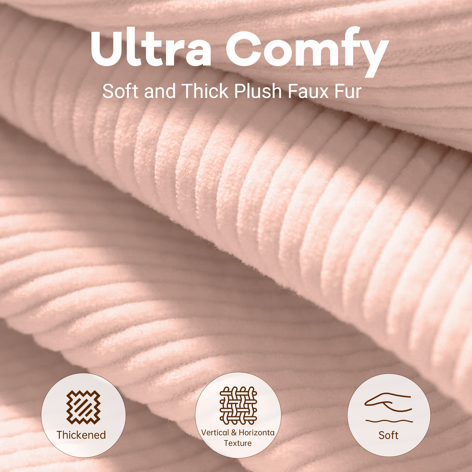 Sofa Chair with Ottoman, 5-Zone Ergonomic Support Suede Chair, High-Rebound Foam and Wide Armrests, Compact Boxed Delivery for Small Apartments, Pink