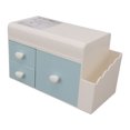 thumbnail image 2 of Caja de almacenamiento de escritorio multifuncional fácil de abrir y cerrar contenedor de maquillaje de escritorio 3 cajones para almacenar bolígrafos cosméticos ANGGREK Otros, 2 of 7