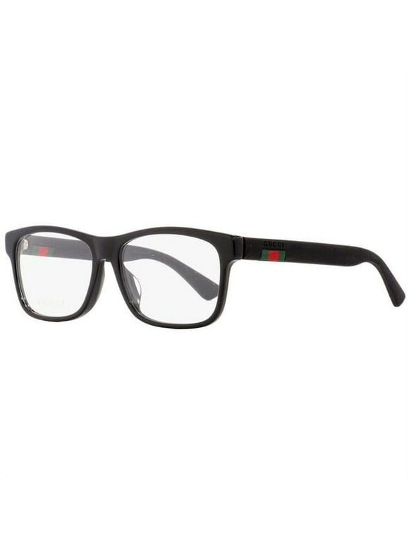 Gucci GG0176OA-001 Mens Full Rim Eyeglasses, Black