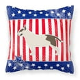 thumbnail image 2 of Carolines Treasures BB3378PW1818 USA Patriotic Bull Terrier Fabric Decorative Pillow, 2 of 2