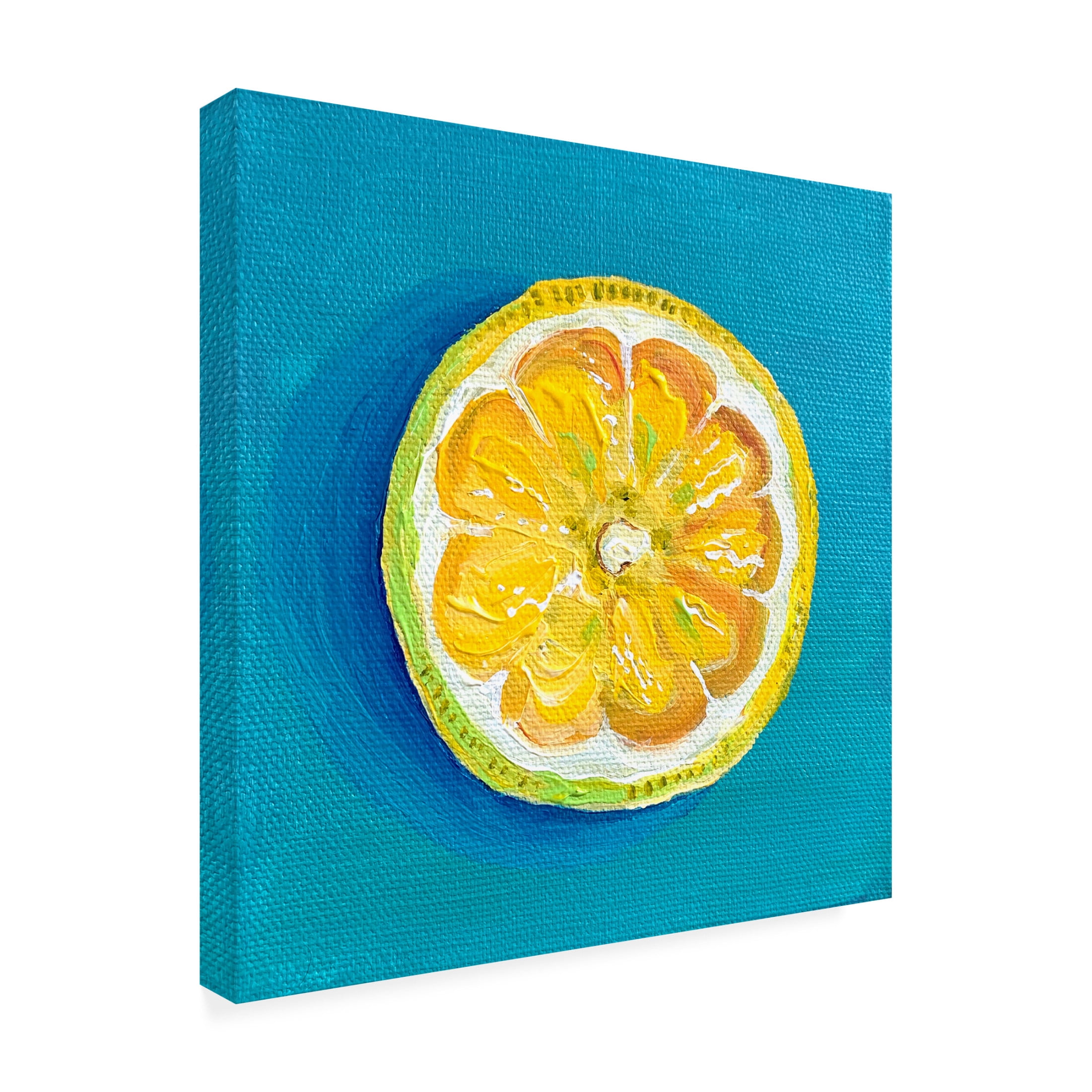 Trademark Fine Art Key and Sea Lemon Slice Canvas Wall Art