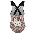 thumbnail image 5 of Hello Kitty Girls One Piece Swimsuits Hawaiian Summer Swimwear Beach Bathing Suit Outfits, 5 of 7