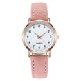 thumbnail image 2 of Resicozy Casual Wrist Watches for Women Leather Quartz Ladies Dress Watch Classic Gifts for Her Pink, 2 of 6