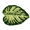 Green, variant on FRABE Cute Bathroom Rugs with Green Leaf Plant, Soft, Fluffy, Plush, Absorbent, Quick Dry, Non Slip, Machine Washable for Shower Floor, Bathroom, Bedroom,Kids Room, 23.5"x31.5", Monstera