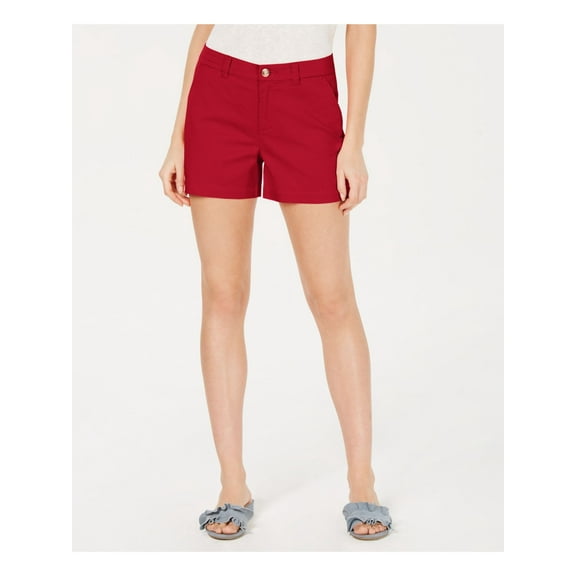 MAISON JULES Womens Red Shorts Size: 14