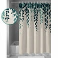 thumbnail image 3 of 72x78 Inch Shower Curtain Spring Leaves Bathroom Decor Waterproof Fabric Bathtub Bath Curtains Decorative Farmhouse Simple Botanical Plants Vines Extra Long Shower Curtain Set with Hooks, 3 of 6