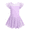 Purple, variant on Oudiya Girls Ballet Leotards Ruffle Sleeve Shinny Dance Dress Outfits Toddler Ballerina Clothes for Kids 3-11Y