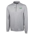 thumbnail image 2 of Men's Cutter & Buck  Gray North Dakota Stealth Heathered Quarter-Zip Pullover Top, 2 of 3