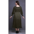 thumbnail image 4 of Bimba Floral Women Printed Smocked Waist Long Casual Maxi RuffleÂ&nbsp;Dress-XXX-Large, 4 of 5
