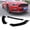 Painted Black, variant on Stay Tuned Performance For 15-17 Ford Mustang Unpainted Black Front Bumper Body Kit Spoiler Lip 3PCS