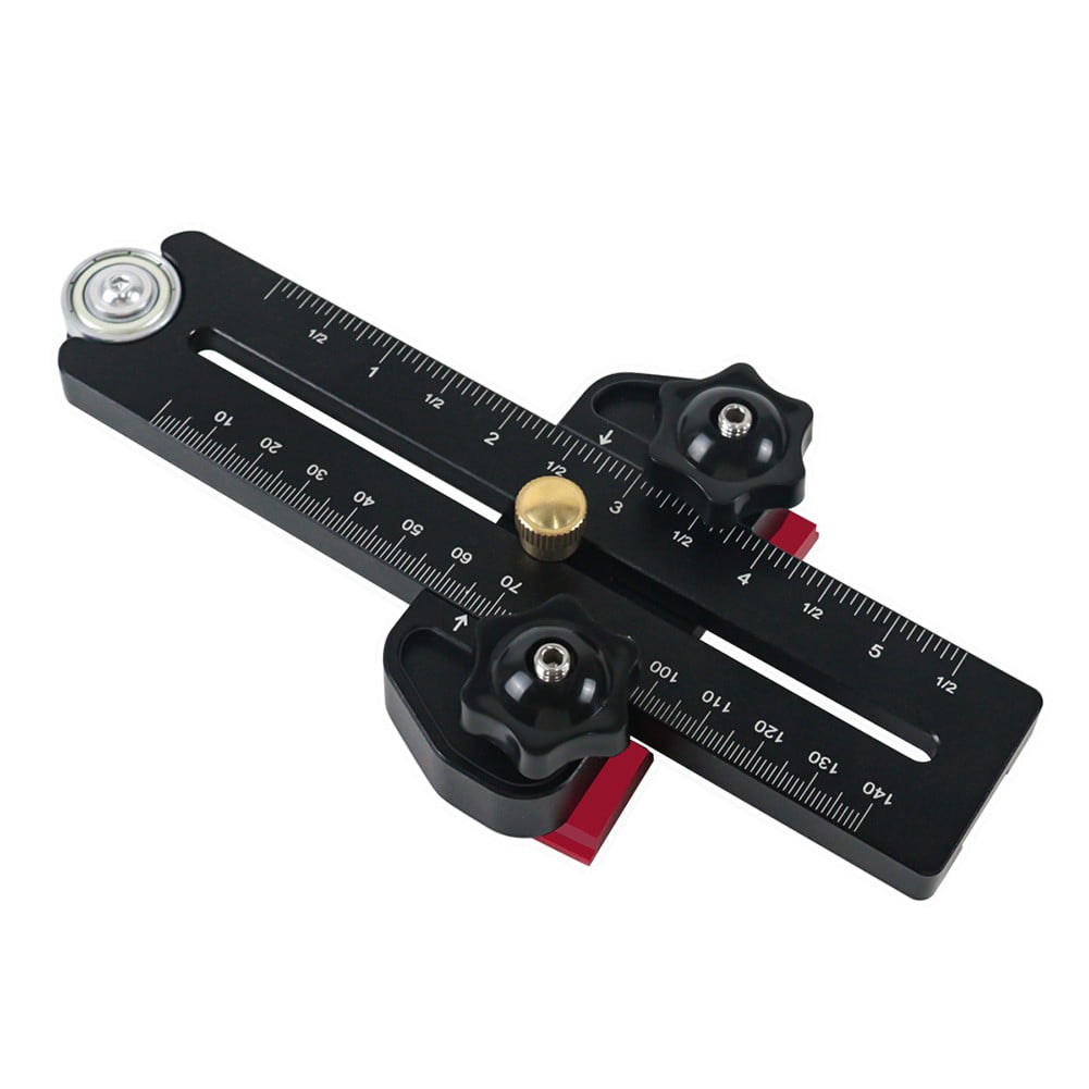 Flexible Black Thin Rip Jig Table Saw Guide Fence For Precise Woodworking Smile Home