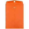 JAM 9 x 12 Clasp Envelopes, Orange, 10/Pack