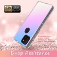 thumbnail image 5 of T-Mobile REVVL 5G Case, Rosebono Hybrid Bling Glitter Sparkle Laser White Ultra Transparent Fashion Cute Colorful Skin Cover Shockproof Case for T-Mobile REVVL 5G, 5 of 5