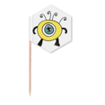thumbnail image 1 of Universe And Alien Yellow Cyclops Toothpick Flags Cupcake Picks Party Celebration, 1 of 3