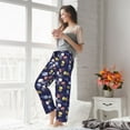 thumbnail image 5 of Gukieu Colorful Jellyfish Print Women's Home Trousers, with Pockets and Drawstring Pajamas, Home Pajamas, Sleepwear-Medium, 5 of 6