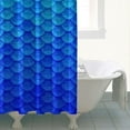thumbnail image 5 of Mermaid Magic Bath Curtain 72x84 Inches, Waterproof Chun Yafang Polyester with Shiny Scale Print, Includes 12 Hooks, Perfect for Bathroom Decor, Gift, or Sea-Themed Events, 5 of 5
