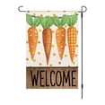 thumbnail image 1 of CY5O5ee 12x18 Inch Easter Garden Flag Carrots Rabbit Easter Egg Holiday Yard Flag Welcome Banners for Spring Outdoor Porch Yard Garden Outdoor Decoration, 1 of 9