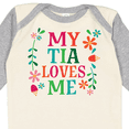 thumbnail image 4 of Inktastic My Tia Loves Me Niece Girls Long Sleeve Baby Bodysuit, 4 of 5