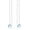 C-Silver+Round moonstone, variant on Moonstone Threader Earrings Long Chain Drop Earrings in 925 Sterling Silver
