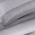 thumbnail image 4 of Serta Simply Clean Billy Grey Textured Stripe Bed in a Bag, King, 7-Piece, 4 of 7