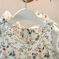 thumbnail image 3 of Robe Sans Manches en Coton à Fleurs pour Bébés Filles, Robe Princesse avec Nœud Papillon, Robe d'Été Décontractée 1-4 Ans, 3 of 9