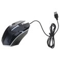 thumbnail image 3 of lanema Wired Gaming Mouse Backlit Ergonomic Mouse with 7 Backlight Modes up to 1000 DPI for Windows PC Gamers (Black/White), 3 of 13