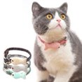 thumbnail image 2 of Collier pour Animal à Carreaux Poisson Ajustable Collier pour Chat Collier pour Chaton Collier pour Animal, 2 of 8