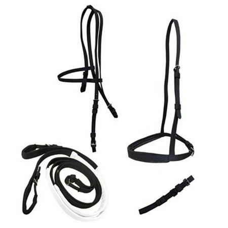 Jacks 4348-WH Ultra Bridle Set with Buckle Reins White