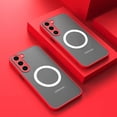thumbnail image 1 of For Magsafe Shockproof Case For Samsung Galaxy S23 Ultra S22 S21 Plus S20 S21 FE Phone Protective Magnetic Cases Cover Red For S21FE, 1 of 6
