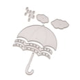 thumbnail image 1 of Troqueladora de corte en relieve cortador de acero al carbono gota de lluvia molde de paraguas accesorios de manualidades de papel de bricolaje kenally JJ17130-00, 1 of 6