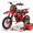 4-Stroke Red1, variant on Epicord 50cc Kid Dirt Bike,2-Stroke Gas Mini Bike for Kids 8-14 Shock Absorption,Pull Start,Max Speed 40 MPH, 160 lb Capacity,Orange