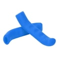 thumbnail image 1 of Manillar de bicicleta de montaña plegable, cubierta de silicona antideslizante, color azul, 1 par, 1 of 8