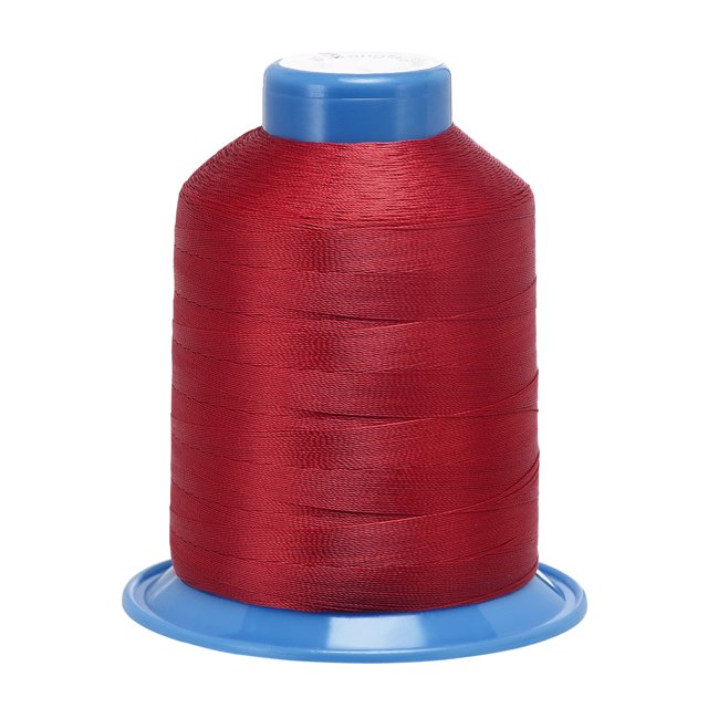 Unique Bargains Red Bonded Polyester Thread, 1968 Yards