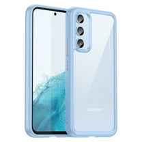 Feishell Clear Case for Samsung Galaxy A14 5G 6.6 inch,Shockproof Slim Fit Non-Yellowing Transparent Anti-Scratch Lightweight Silicone Anti-Fingerprint Protective Phone Case,Blue