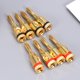 thumbnail image 1 of WHAMVOX 8Ud Conectores Dorados 4Mm Para Cables De Audio Compatibles Con Cables De Hasta 4Mm, 1 of 8