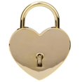 thumbnail image 3 of Heart Lock Love Lock with Key, Padlock for Jewelry Boxes and Small Suitcases 45x59mm, 3 of 7