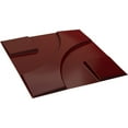 thumbnail image 6 of Ekena Millwork 19 5/8"W x 19 5/8"H Nestor EnduraWall Decorative 3D Wall Panel, Gloss Merlot (12-Pack for 32.04 Sq. Ft.), 6 of 6