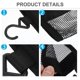 thumbnail image 5 of unbranded Organizador De Gorras Con Plegable Para En Poliéster Negro, 5 of 5