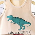 thumbnail image 4 of HCNTES Toddler Baby Boys Spring Summer Clothes Short Sleeves T-Shirt Tops + Shorts Cute Outfits Set For Kids 2t 3t 4t 5t 6t 7t 8t 9t Kids Daily School Activities(G-Red,3-4 Years), 4 of 4