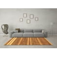 thumbnail image 3 of Ahgly Company Indoor Rectangle Abstract Brown Modern Area Rugs, 8' x 10', 3 of 4