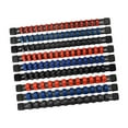 thumbnail image 3 of Accesorios de estanterías de 9X de 9x Accesorios fáciles de organizar soportes profesionales de zócalo de servicio pesado extraíbles para el cajón de Negro Rojo Azul, 3 of 8