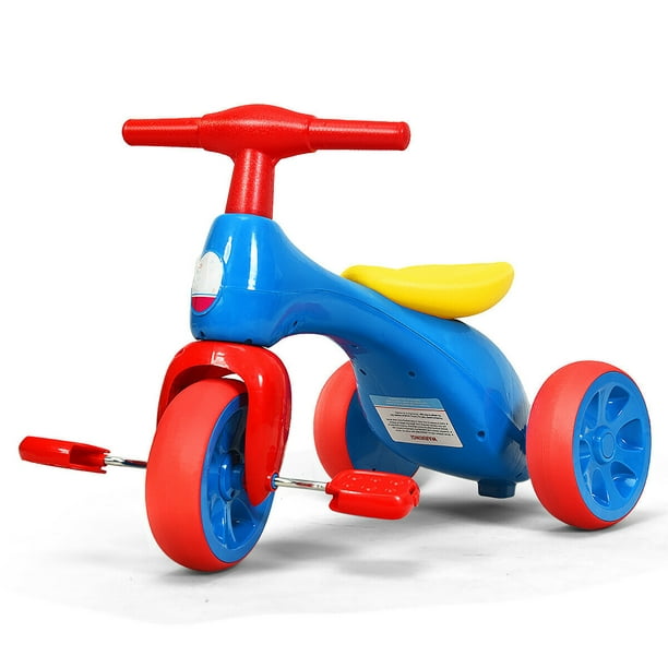 Tricycle retro bleu enfant 2 à 5 ans