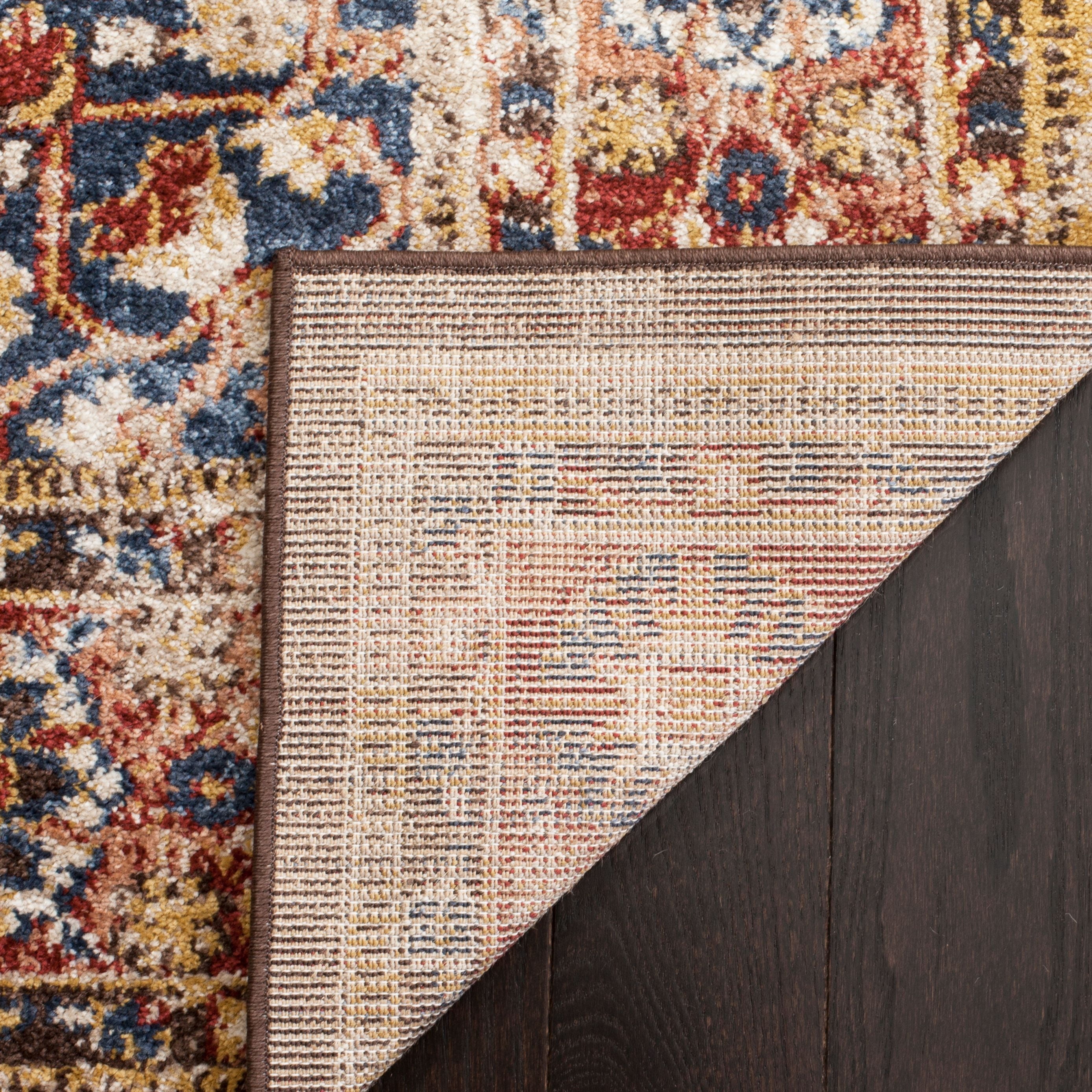 SAFAVIEH Bijar Orval Faded Traditional Area Rug, Brown/Rust, 10' x 14'