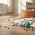 thumbnail image 6 of Moonsky Dog Rope Ball Toy, Durable Rubber Knot Ball for Aggressive Chewers and Molar Teeth Cleaning for Indoor Play, 6 of 6