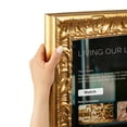 thumbnail image 3 of Frame for Samsung Frame TV - 55 inch. 2.80 inch Frame is Antique Floral Gold Samsung the Frame TV and Pro (Fits 2021-2025 Frame TV, 55 inch) WOMTV-5169-27.9375x48.75_ST, 3 of 6