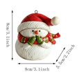 thumbnail image 5 of Trovenix Snowman Christmas Tree Ornaments Hanging Pendant Set For Xmas Decoration Indoor Home Holiday Party Winter Decor, 5 of 7